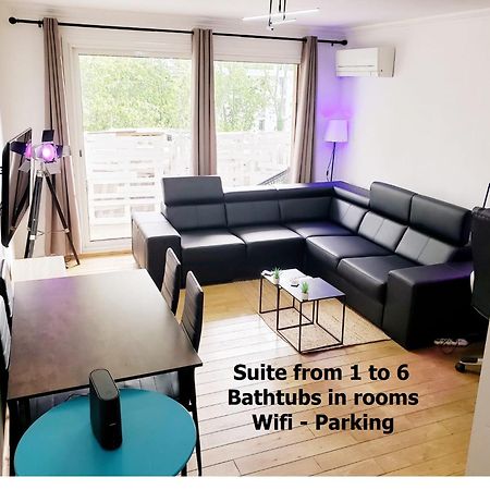 Air-Conditioned Residential Suite From 1 To 6 - Bathtubs In Rooms - Wifi - Kitchen - Laundry - Self-Arrival - Parking อาวีญง ภายนอก รูปภาพ